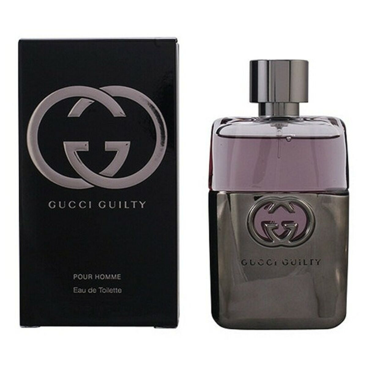 Men's Perfume Gucci EDT in a stylish bottle with packaging, featuring Gucci Guilty design for men.