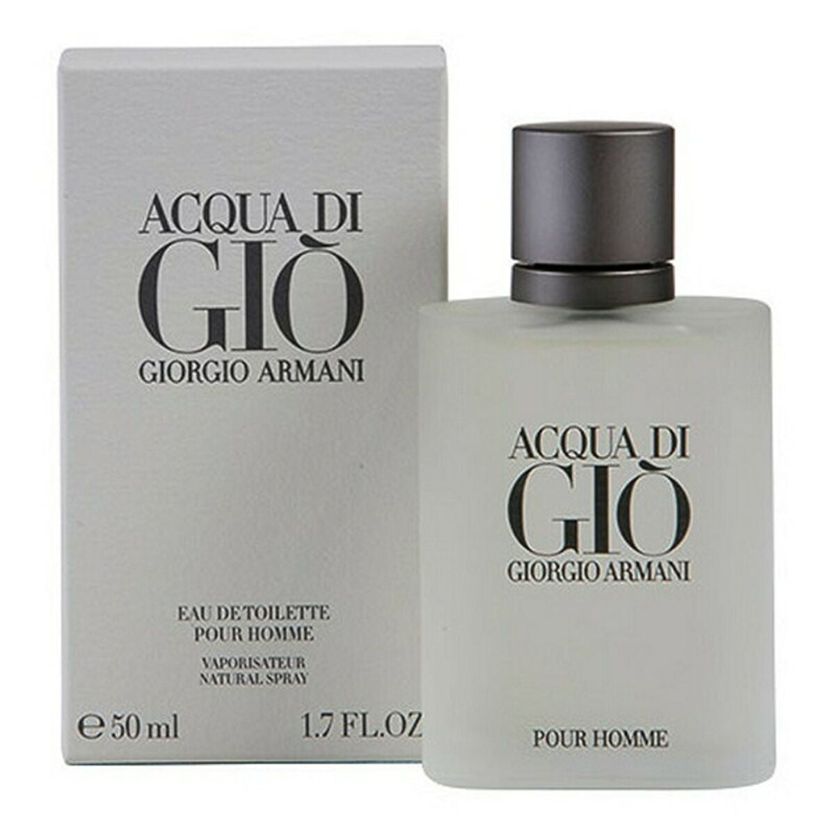 Men's Perfume Giorgio Armani EDT in bottle and box displaying Acqua di Gio for men, Eau de Toilette.