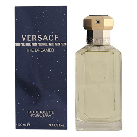 Men's Perfume Versace 8015150274166 EDT 100 ml in a decorative bottle with a stylish box.