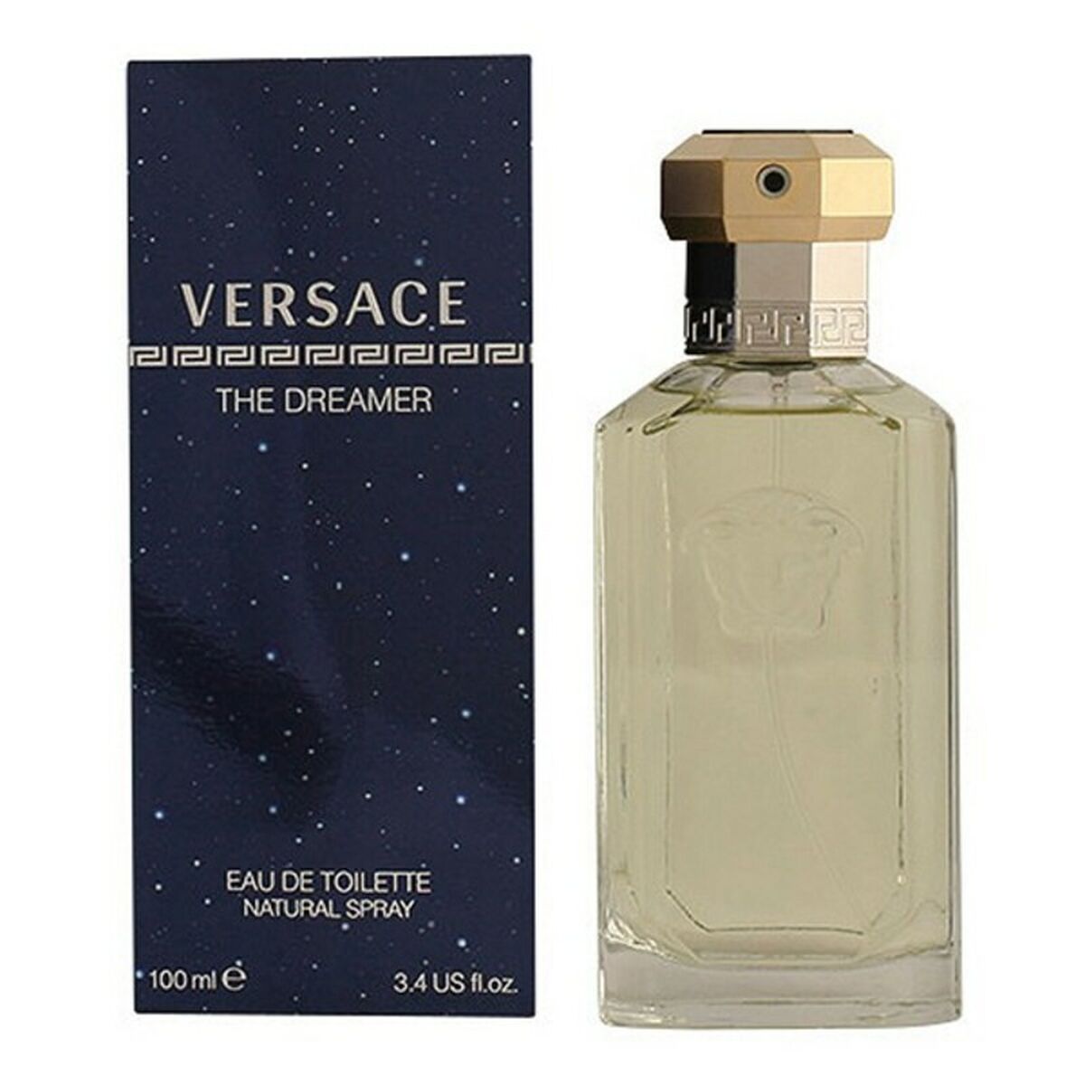 Men's Perfume Versace 8015150274166 EDT 100 ml bottle and packaging display.
