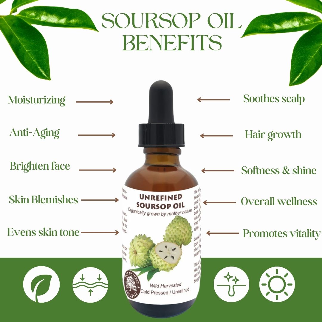 Soursop Graviola Guanabana Oil (organic, cold pressed, unrefined)