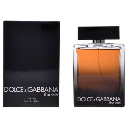 Men's Perfume The One Dolce & Gabbana EDP EDP in stylish packaging next to the fragrance bottle.