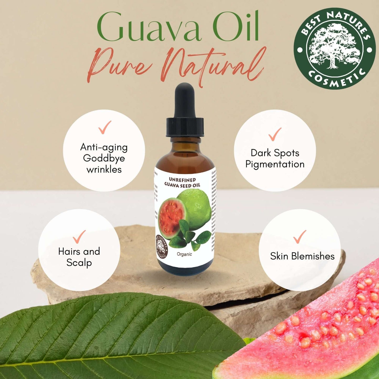 Guava Seed Oil (organic, cold pressed, unrefined)